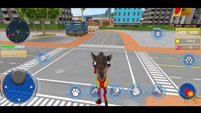 Lion Robot Car Game 2021 - Flying Bat Robot Game - Android Gameplay смотреть онлайн