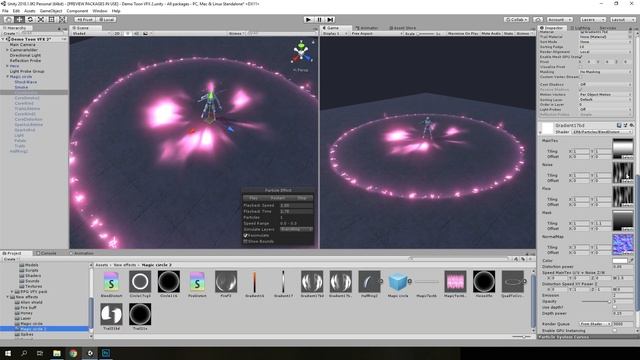 Магическая аура усиления | Урок по созданию игровых спецэффектов в Unity 3D смотреть онлайн