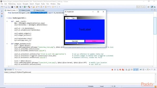 video4 2 Looking into Slots and Signals смотреть онлайн