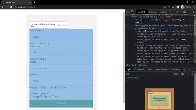 Form Control Group in Template Driven Form | Angular Forms | Angular 13+ смотреть онлайн