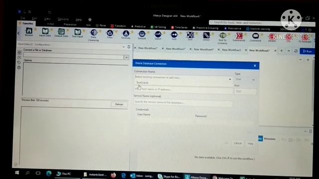 Tutorial 1 - Oracle Database connection in Alteryx ver.2020 смотреть онлайн