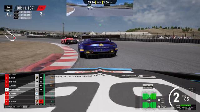 Assetto Corsa Competizione | Laguna Seca | Bentley Continental GT3 | Onboard | Test Race смотреть онлайн