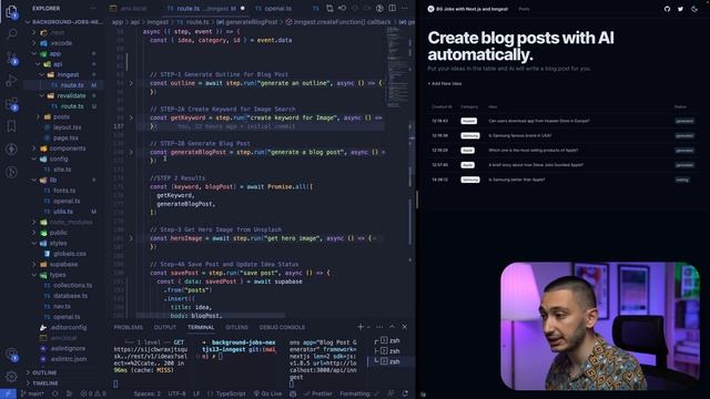 How to create background jobs with Next.js and Inngest смотреть онлайн