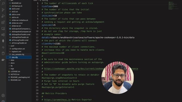 Single node Apache Zookeeper setup on local | Client & Server setup using CLI смотреть онлайн