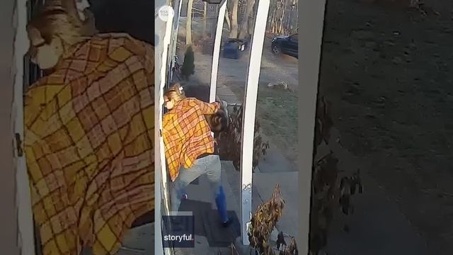 Heroic mom saves terrified five-year-old from raccoon attack | USA TODAY #Shorts смотреть онлайн