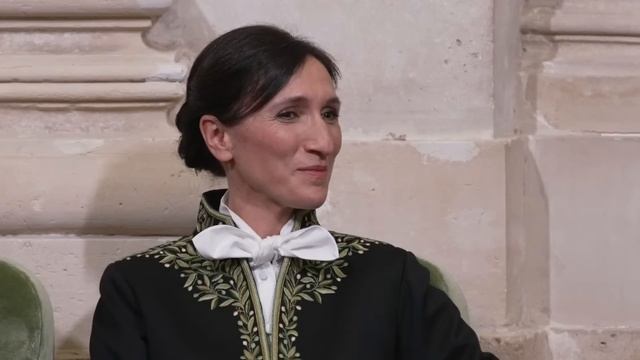 Séance d'installation de Catherine Meurisse à l'Académie des beaux-arts смотреть онлайн