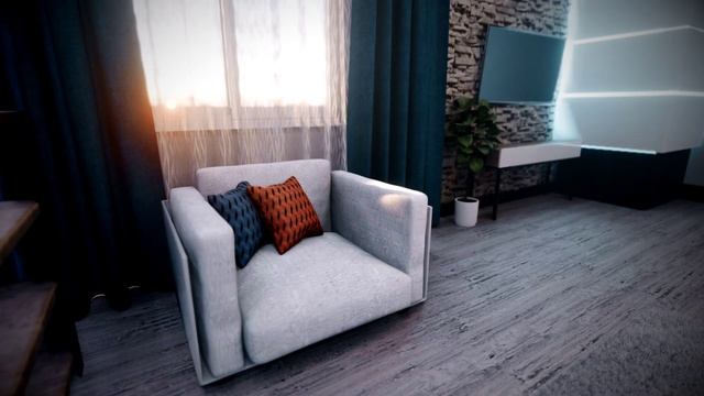 Interior design. Blender 2.81 (EEVEE Render) смотреть онлайн