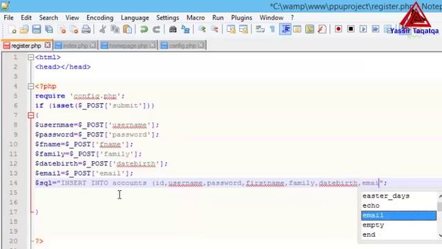 شرح خطوة بخطوة انشاء موقع بسيط بلغة php - الدرس 1 - смотреть онлайн