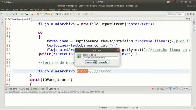 Curso Java 30 || JAVA POO Escribir Archivos FileOutputStream смотреть онлайн