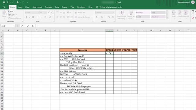 Advanced Excel - String Function In Excel смотреть онлайн