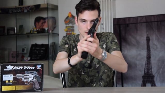 REVOLVER CO2 SOFTAIR - recensione e prova di tiro! смотреть онлайн