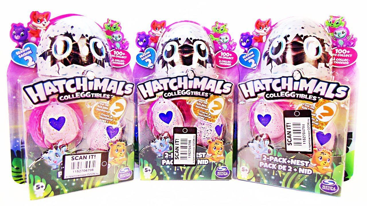 НОВИНКА! СЮРПРИЗЫ HATCHIMALS CollEGGtibles 2 СЕЗОН! Яйца с коллекционными игрушками ХЕТЧИМАЛС