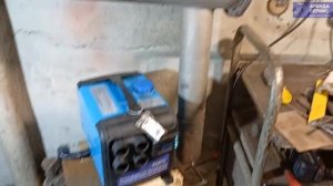 Сухой фен, дизельный отопитель, вариант подключения вместо буржуйки