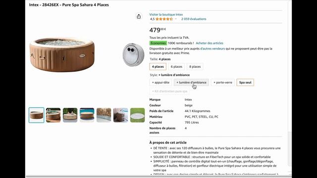 TOP 3 : Meilleur Spa Gonflable 2023 смотреть онлайн