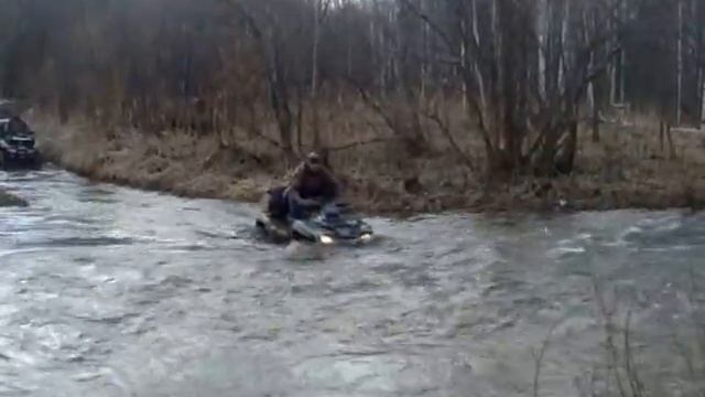 Через реку на квадроцикле. Часть 2 смотреть онлайн