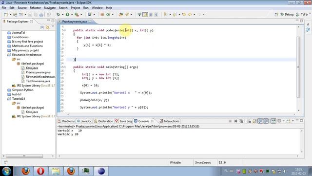 Kurs programowania Java, lekcja 20 - przekazywanie parametrów do metod смотреть онлайн