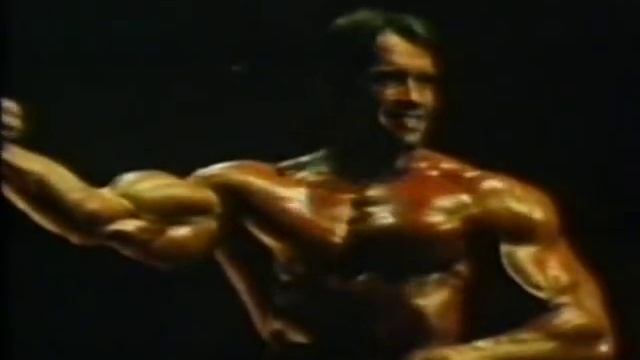 Arnold Schwarzenegger Posing