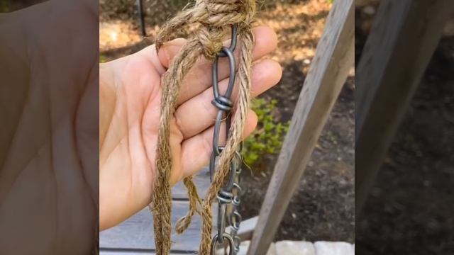 Macrame Bench Swing Chain Cover-Easy смотреть онлайн