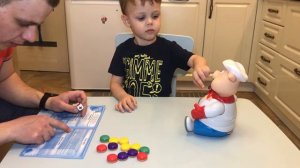 Поросенок Обжора. Играем в свинюшку Жорика.Pig pop.