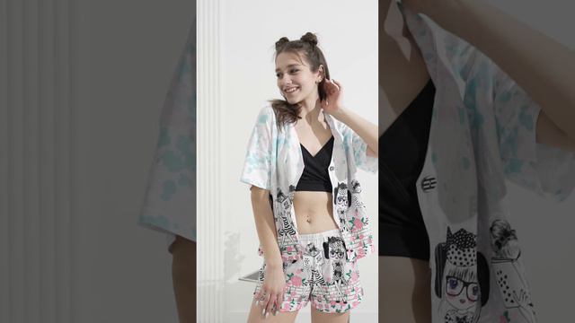 Женский костюм с шортами 8321 смотреть онлайн