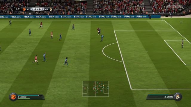 FIFA 18 PS4 - MANCHESTER UNITED vs REAL MADRID - 1st Half - CPU VS CPU - Football game смотреть онлайн