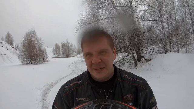 Зимние покатушки на Эндуро в Кондуках (Романцевские горы) смотреть онлайн