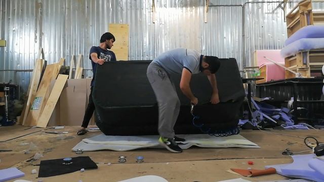 Диван Честер трехместный раскладной.дивани се. одама БО ДАСТИ ХУДАМ смотреть онлайн