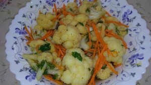 Цветная капуста по корейски