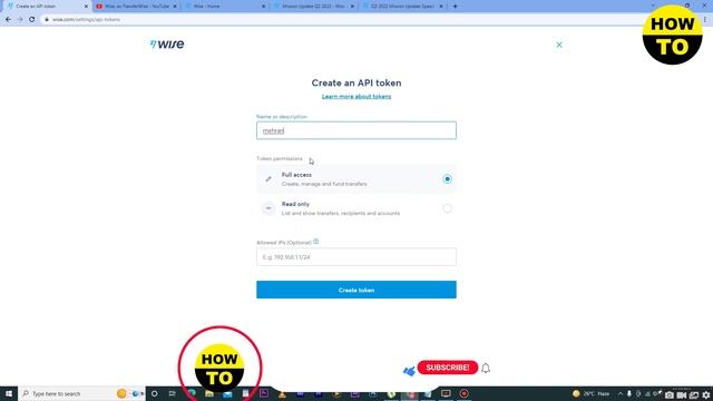 How To Get API Token In Wise || Short Method смотреть онлайн