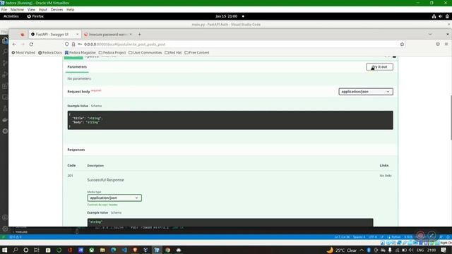 JWT and Oauth2 with Fast API смотреть онлайн