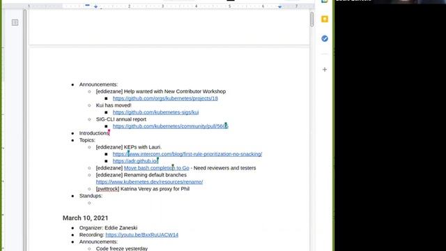 Kubernetes SIG CLI 20210324 смотреть онлайн