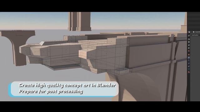 The Lost Soldier- Environment Concept Design Tutorial|Photoshop CC|Blender 2.83|PureRef смотреть онлайн