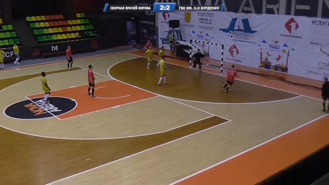 Чемпионат РФ среди врачей. Сборная врачей Кирова - ГВКГ им. Н.Н. Бурденко 4:6 (видеообзор) смотреть онлайн