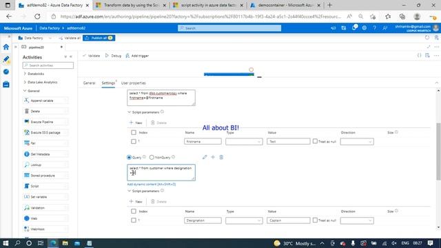 Script Activity - New activity for DDL\DML in ADF and Synapse смотреть онлайн