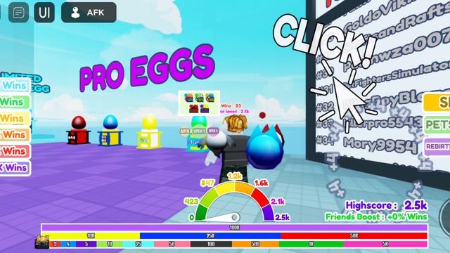 Разгоняемся до Сверхсветовых Скоростей в игре Race Clicker в Roblox. смотреть онлайн