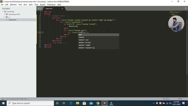 How to create responsive navbar in bootstrap 4 | Bootstrap Course For Beginner | Bexpert Trainings смотреть онлайн