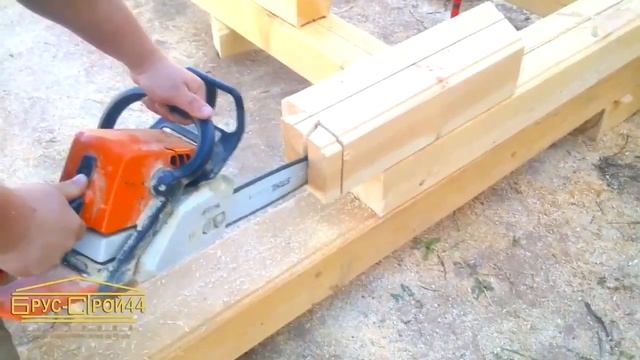 Пример соединения бруса при строительстве дома смотреть онлайн