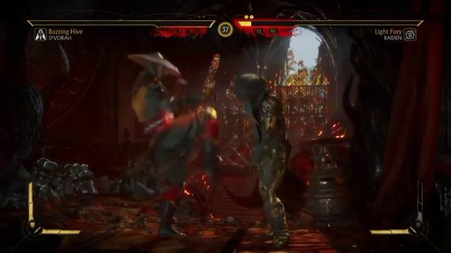 D'vorah vs. Raiden || Mortal Kombat 11 Ultimate - Shang Tsung's Island Ruins #mortalkombat11ultimat смотреть онлайн
