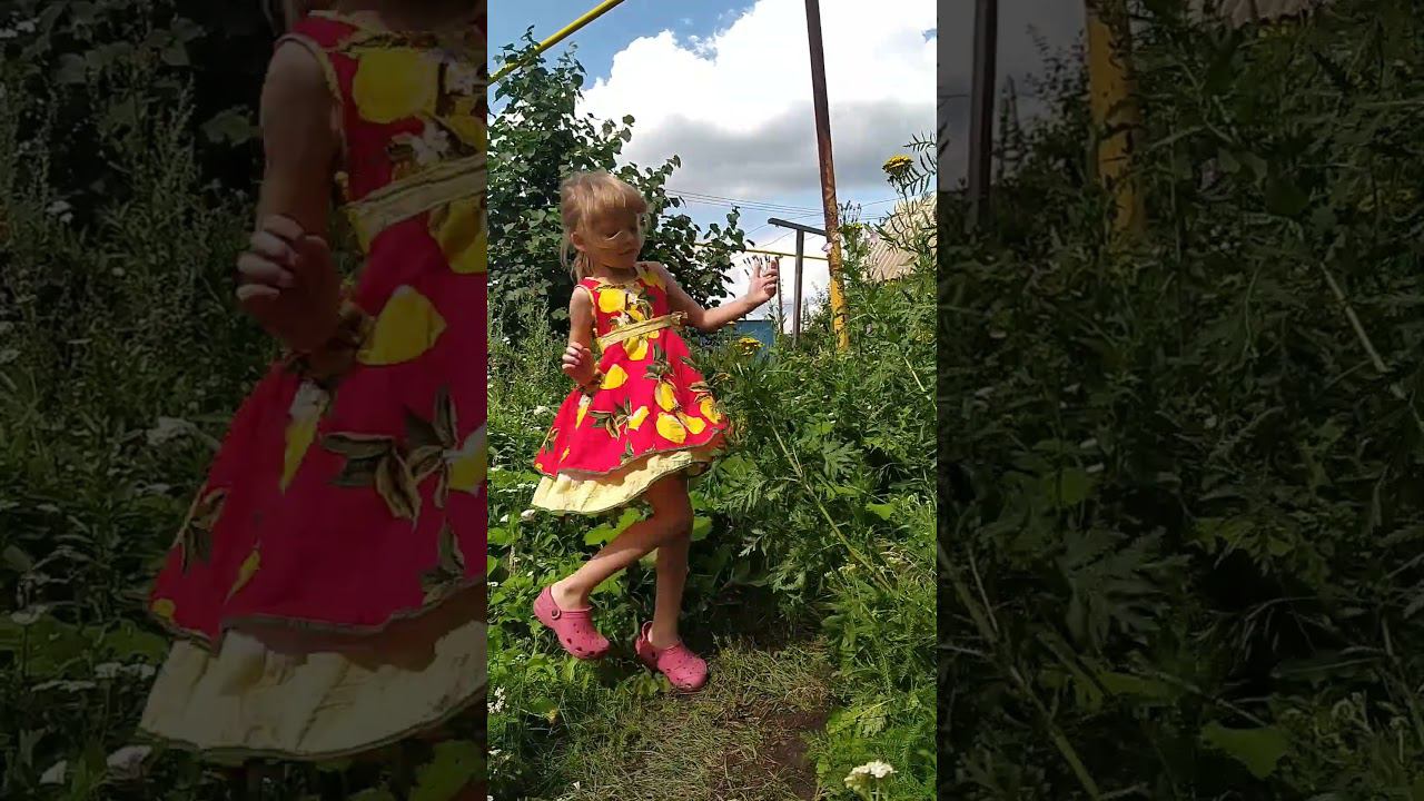 ❤возле пижмы в ярком платье #shortvideo #2024 #subscribe #лето #baby #elpasodelcanguro смотреть онлайн