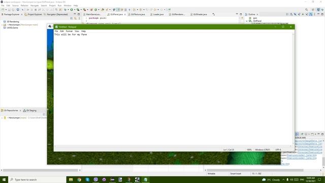 LWJGL 3D Game [2 - Basic GUI] смотреть онлайн