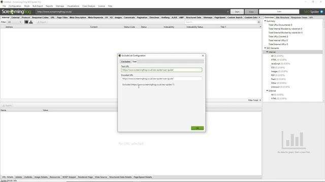 Exclude Guide - Screaming Frog SEO Spider смотреть онлайн