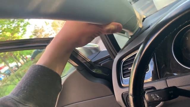 Golf 7: Прокладка кабеля видео регистратора. Дверь багажника, потолок, арка, пороги, A-Pillar. смотреть онлайн