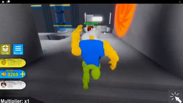 ИЗ МЕГА КАЧКА В СУПЕР ХАЛКА! НОВЫЙ ПИТОМЕЦ КАЧОК! Mega Noob Simulator Roblox смотреть онлайн