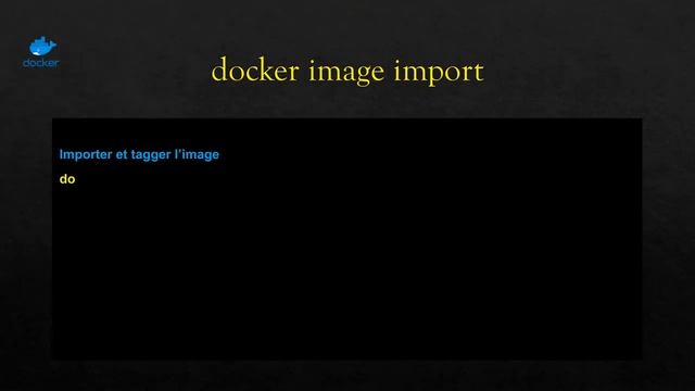 Command - docker image import смотреть онлайн