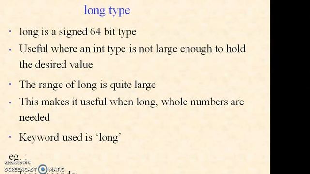 CLASS IX & X COMPUTER SCIENCE - DATA TYPES & LITERAL смотреть онлайн