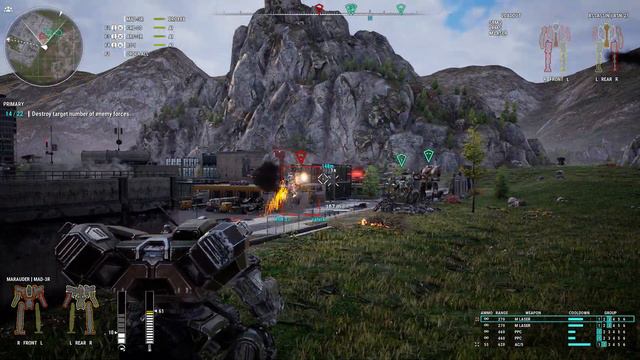 The Marauder: Trying Out A Mech On Mechwarrior 5 Mercenaries смотреть онлайн