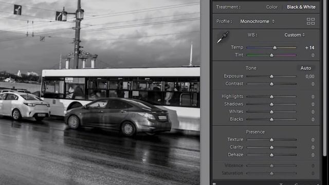 Делаю черно-белый визуал для Инстаграма. Как обрабатываю фото в Lightroom? смотреть онлайн