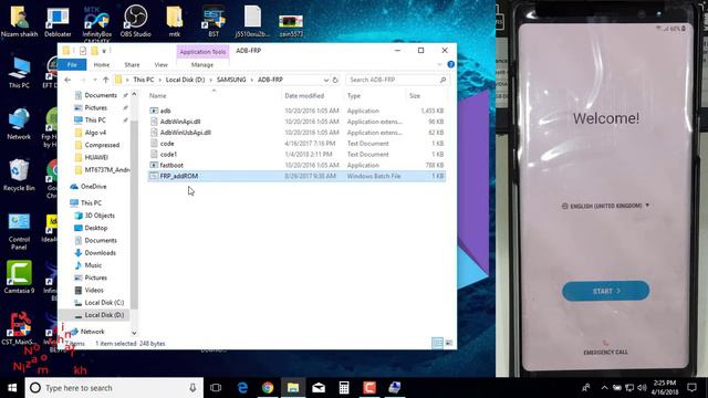 Bypass Google Account SAMSUNG Note 8 Android 7.1.1 (BIN U3) New Security 2018 смотреть онлайн