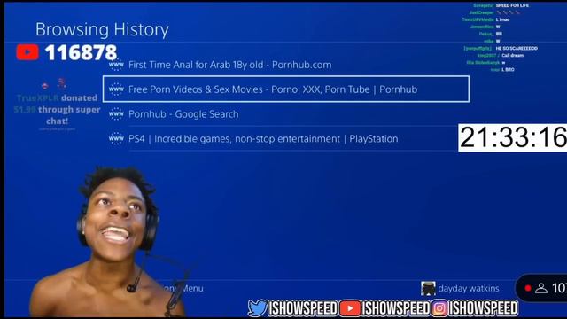 IShowSpeed Hacked His Brother's PS4 And Found This(Full Video)