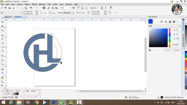 How to Present Your Logo With Mockup | Coreldraw Logo Design | смотреть онлайн